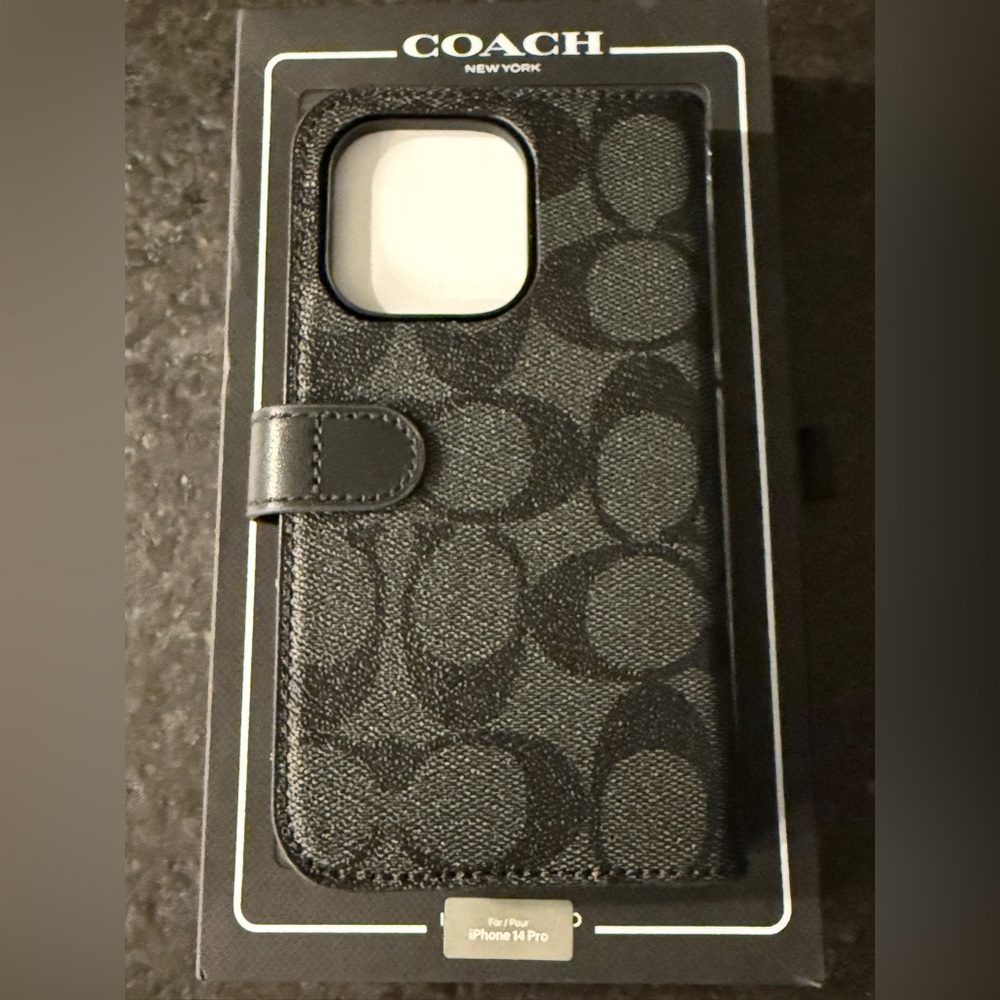 Coach folio case for iPhone 14 Pro